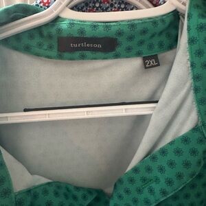 Turtleson Green Men's Polo Shirt